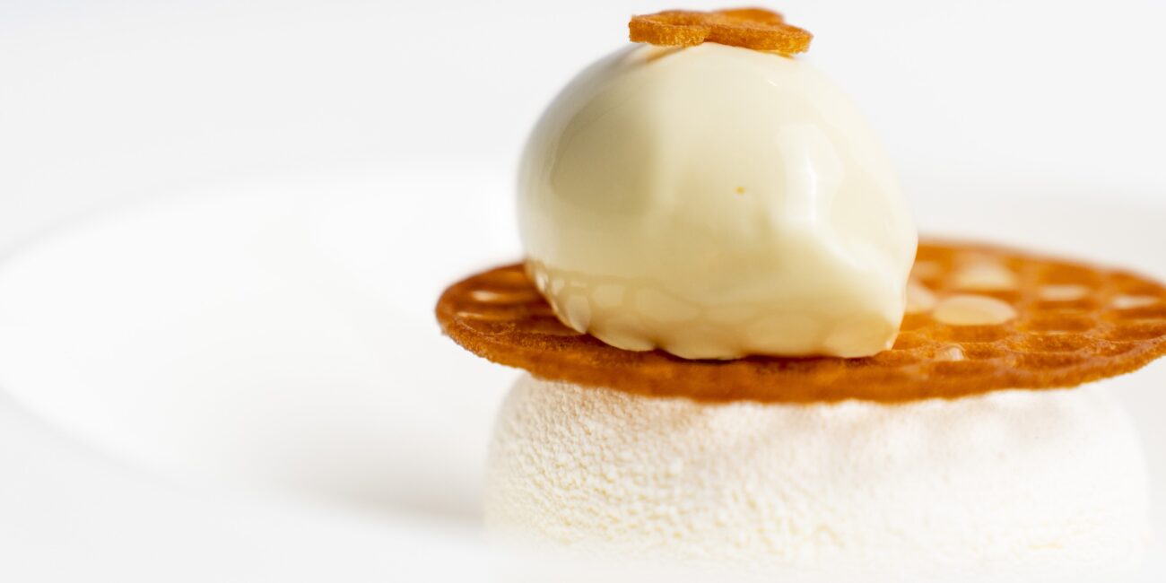 Mousse al miele, limone e gelato al miele - Ristorante SALEGROSSO
